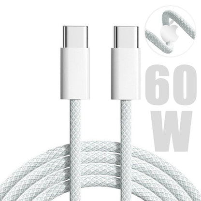 Genuine Apple 60W USB-C Charge Cable Woven 1m for iPhone 16 15 Macbook Pro Air
