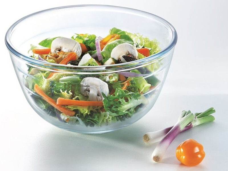 O Cuisine 4pc Glass Cookware Starter Pack Gift Set Bowl, Jug, Casserole, Roaster