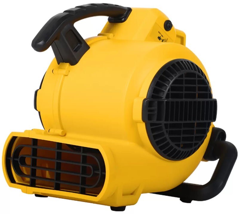 DeWalt 600 CFM 3-Speed 240V Air Mover and Dryer Corded Portable Floor Dryer