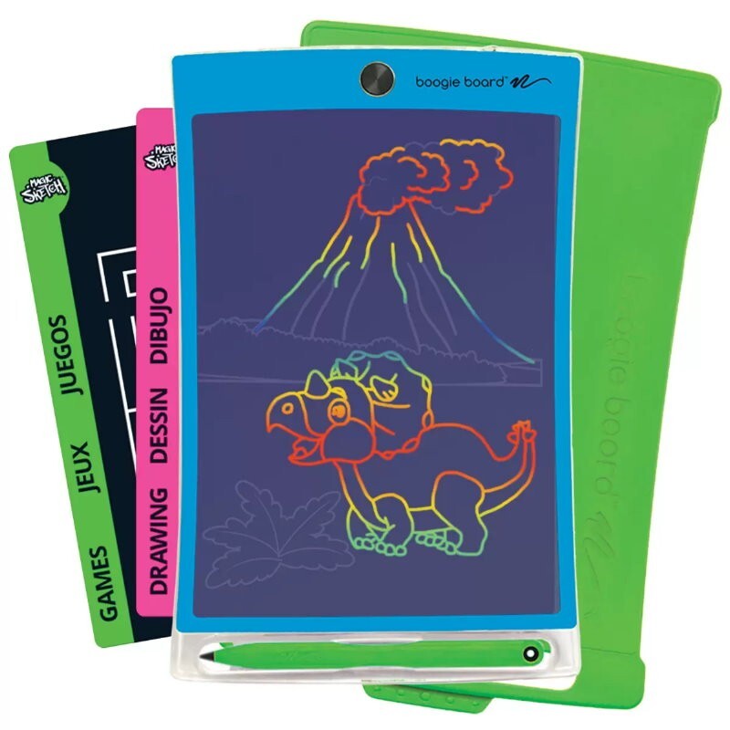 Boogie Board Magic Sketch Reusable Kids Drawing Pad with Double-Sided Templates