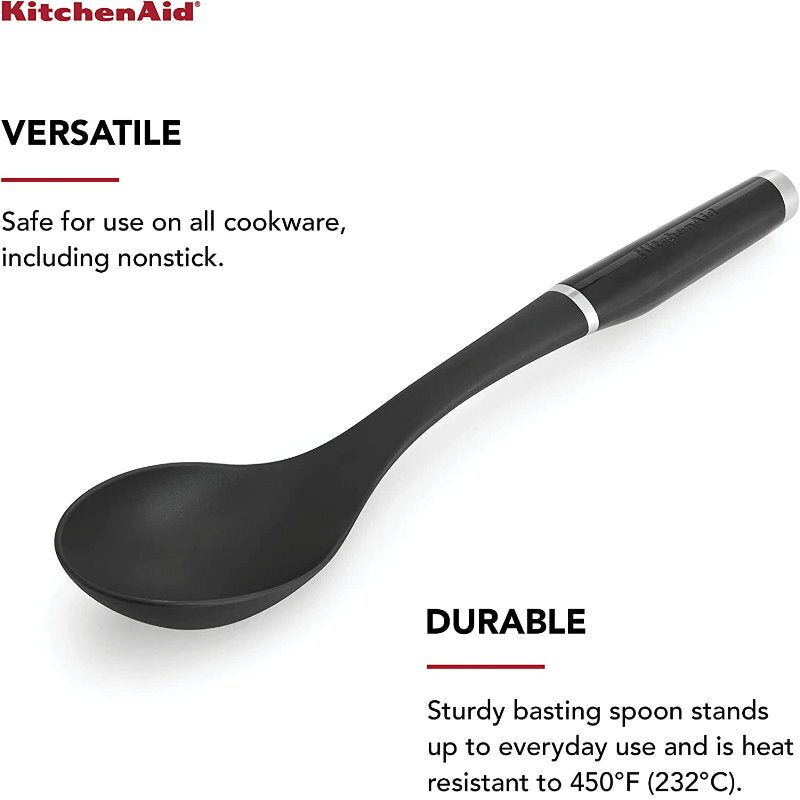 KitchenAid 7 Piece Kitchen Tool & Gadget Set - Turner, Spoon, Ladle, Tipped Tong