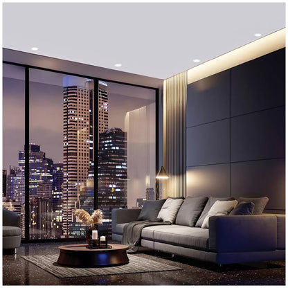 Mirabella 9w LED Dimmable Downlights IP44 800lm White 5 Colour Select 10 packs