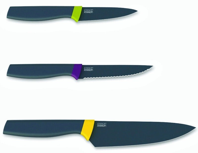 Joseph Joseph 6-Piece Multi-Colour Elevate Knife Set with Protective Sheaths