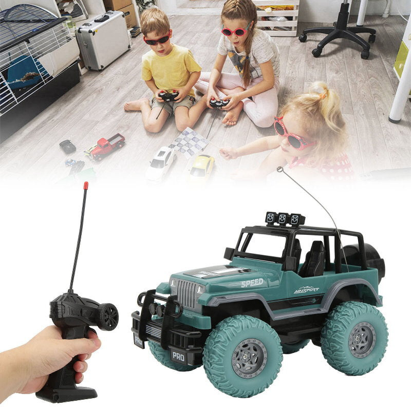 MGRC RTR 1/18 Scale 2.4G RWD RC Off-Road Car 2WD High Speed w/ LED Lights, Alloy