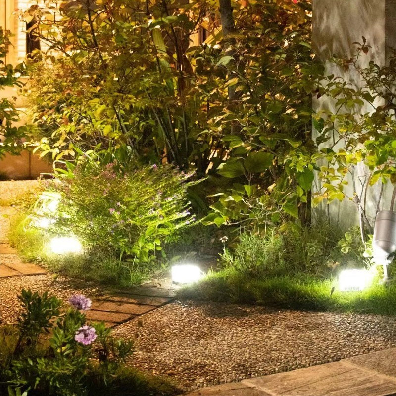 Dais 6-Pack Outdoor Waterproof Solar Brick Light Ice Cube for Garden, Pathway