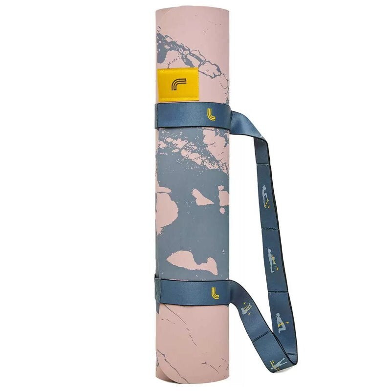 Lole Yoga Mat with 2-In-1 Strap Carry Strap & Resistance Band w/ Exercise Guide