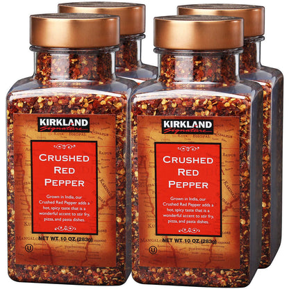 Crushed Red Pepper Hot Spicy Chilli Seasoning Grown in India Packed USA 4 x 283g