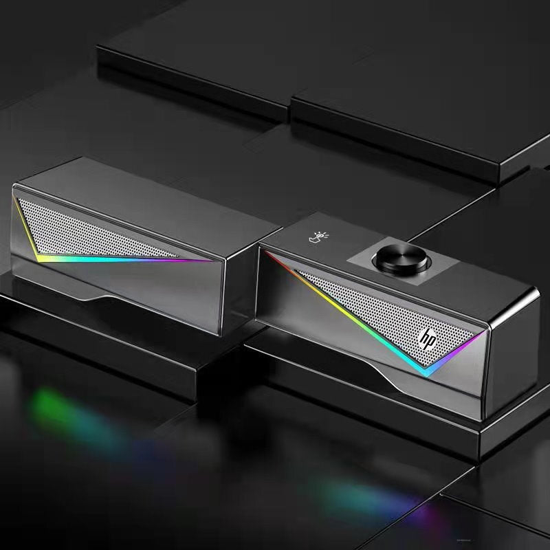 HP DHE-6005 Desktop RGB Multimedia Soundbar Speaker Gaming Stereo Surround