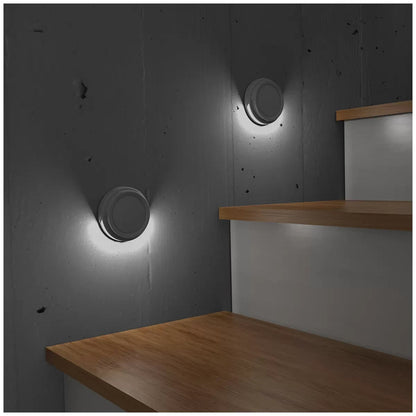 2 x Motion Activated Portable Stairway Under Cabinet Night Lighting Recharable