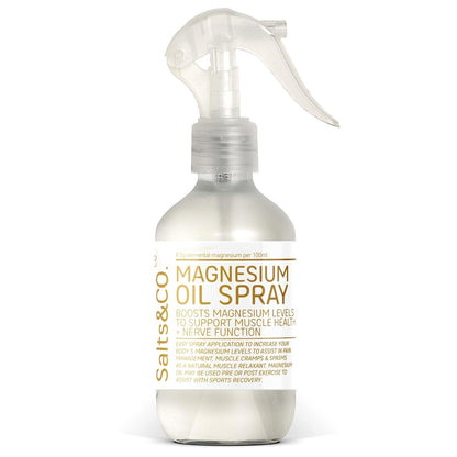 Salts & Co Boost Magnesium Oil Spray Muscle Health Nerve Function Wellness 500ml