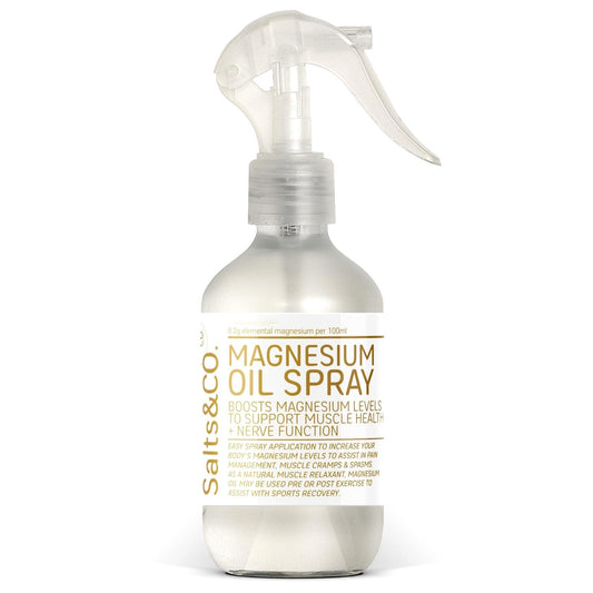 Salts & Co Boost Magnesium Oil Spray Muscle Health Nerve Function Wellness 500ml