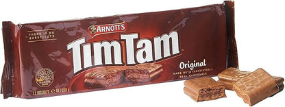 6 x 200g Arnott's Tim Tam Original Value Family Pack Malted Chocolate Biscuits