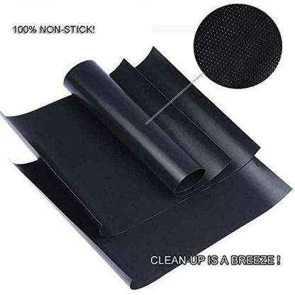 MIU 6-Pack PRO Non-Stick Reusable BBQ Grill Mats - Non-Toxic PFOA & BPA FRE