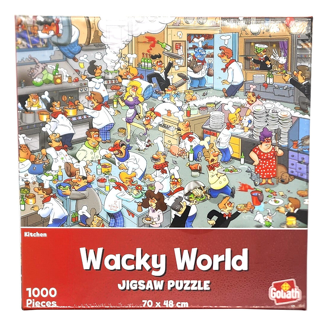 1000 Piece Jigsaw Puzzle 68cm x 48cm Wacky World Different Design Village Farm