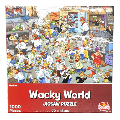 1000 Piece Jigsaw Puzzle 68cm x 48cm Wacky World Different Design Village Farm
