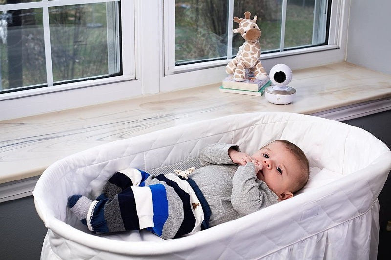 Motorola VM855 Connect 5" Portable Wi-Fi Video Audio Baby Monitor w/ Crib Mount