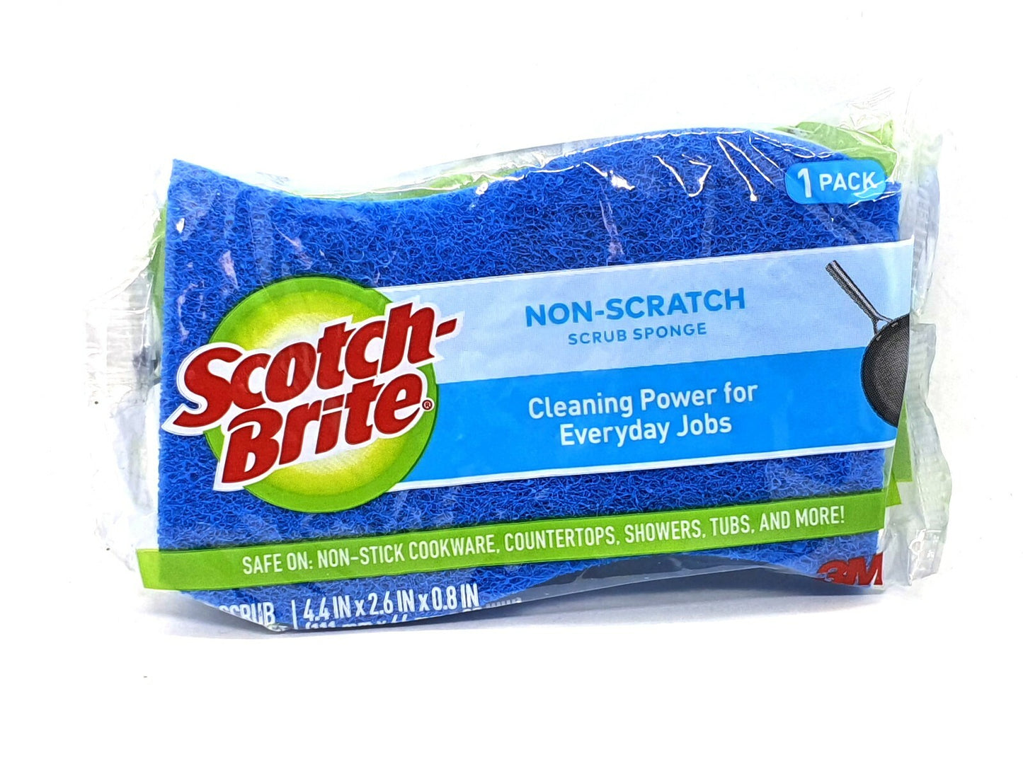 3M Scotch Brite Kitchen Heavy Duty Non-Scratch Scrub Mix Scourer Sponge Cleaner