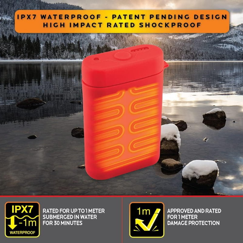 Panther Vision POWERPAW IPX7 Waterproof Rechargeable Hand Warmer - Snow Sports