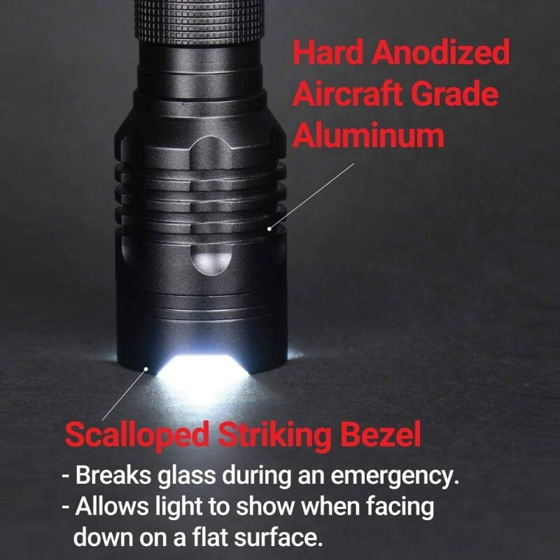 Feit 3 Piece Electric LED Flash Lights Kit Ultra Bright 1700, 1000, 500 Lumens