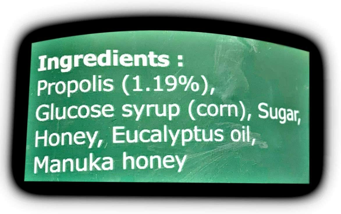 Propolis Lozenges Eucalyptus Manuka Honey Cough Drop 800g Australian Made UMF10+
