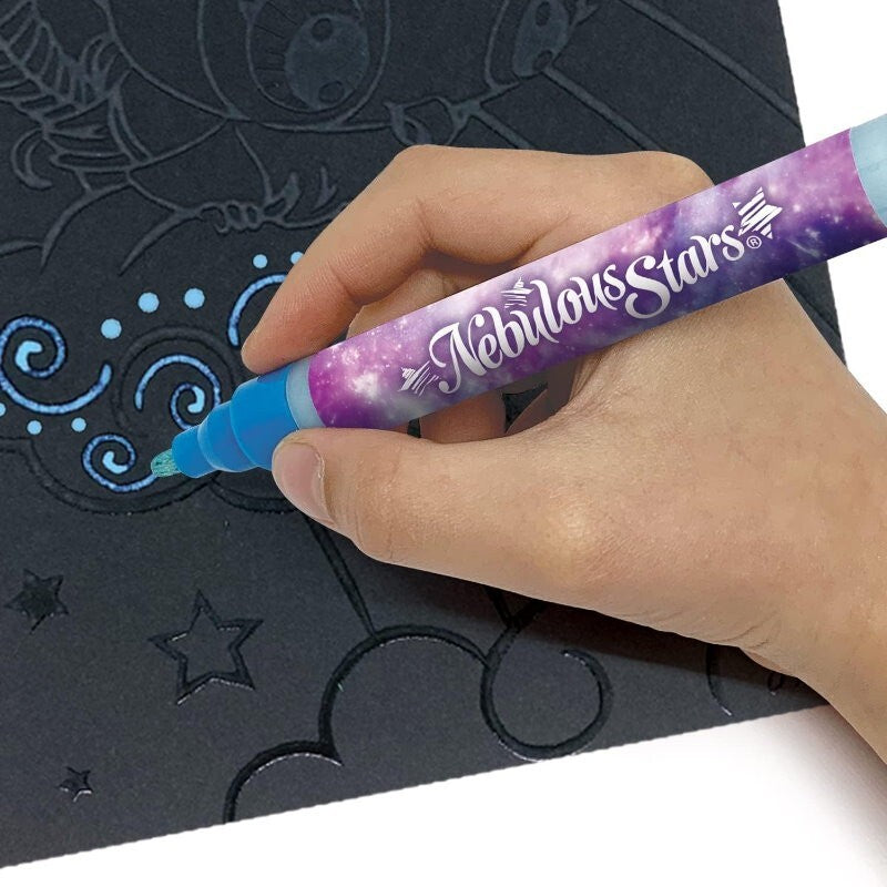 NEBULOUS STARS Pitch Black Art Set Glow in the Dark w/ Eclipsia's Full Story