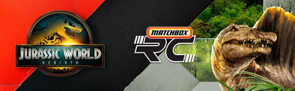 Matchbox RC Jurassic World Dino Catcher RC, Remote-Control Truck with Dinosaur