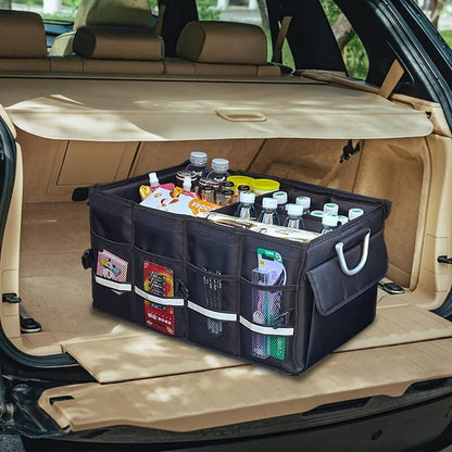 Eurow 65L Automotive Trunk Organizer Car Boot Storage Collapsible Aluminium Hand