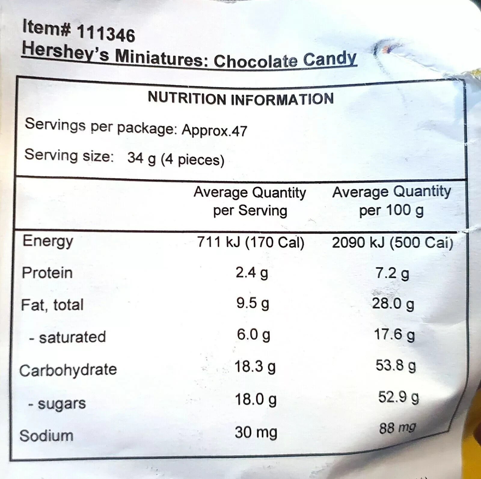 Hershey's Miniatures Assortment Delicious Milk Chocolate Candy Party Pack 1.58Kg