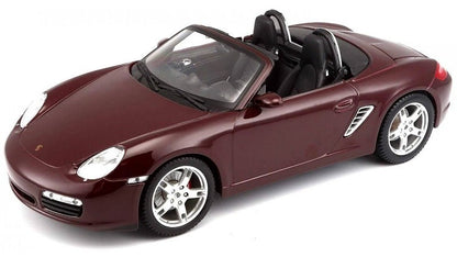 Maisto 1:18 Scale Special Edition Porsche Boxster S Die Cast Car Set Maroon