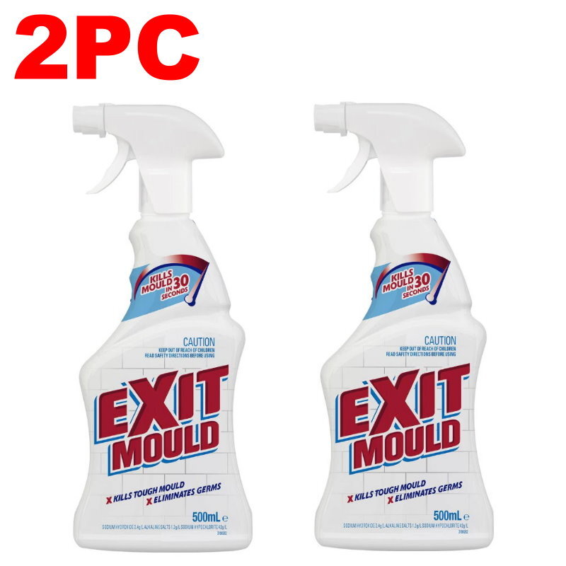 Exit Mould 500ml Mould Remover Trigger Spray - Kill Mould and Germs, Cleaning