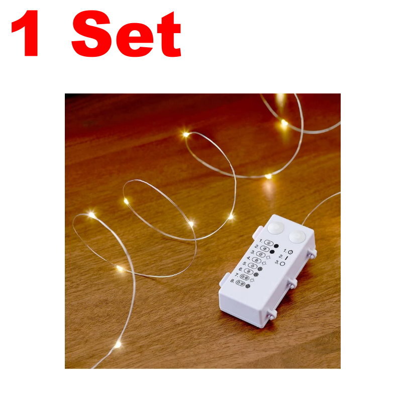 Philips 8 Functions Dual Colour Battery Operated 50 LED Micro Lights Color Chang