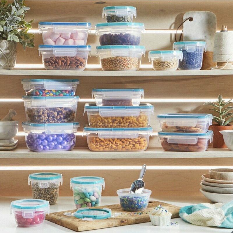 38-Piece Snapware BPA-Free Plastic Storage Container Set - Made in USA