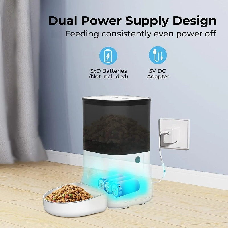 Dogness F14 Cube App Pet Dog/Cat Automatic Programmable Feeder Large 6L -Express