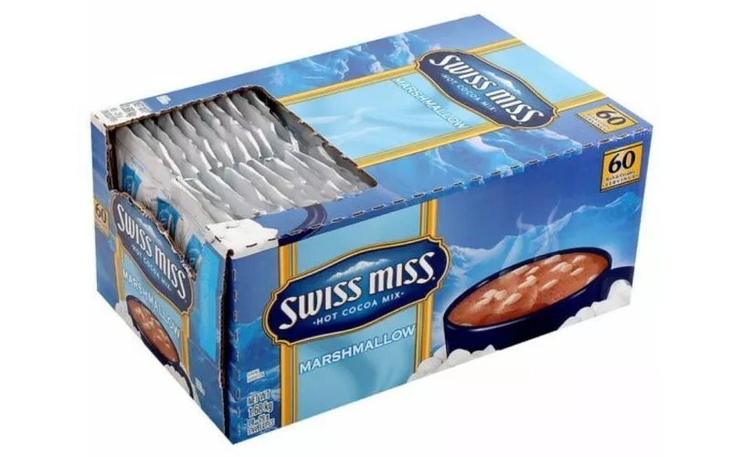 Swiss Miss Hot Cocoa Mix with Marshmallow 60 Sachets Rich & Creamy Drinks 1.68kg
