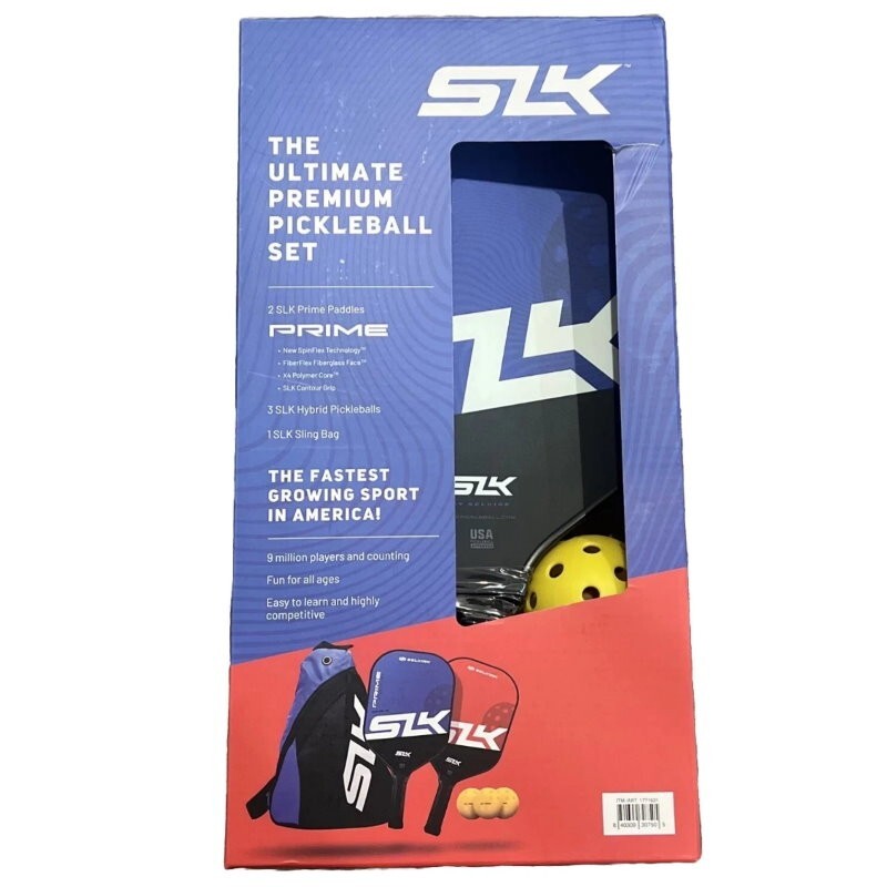 SLK by Selkirk Ultimate Prime Max Pickleball Bundle Set - Paddles, Balls & Bag