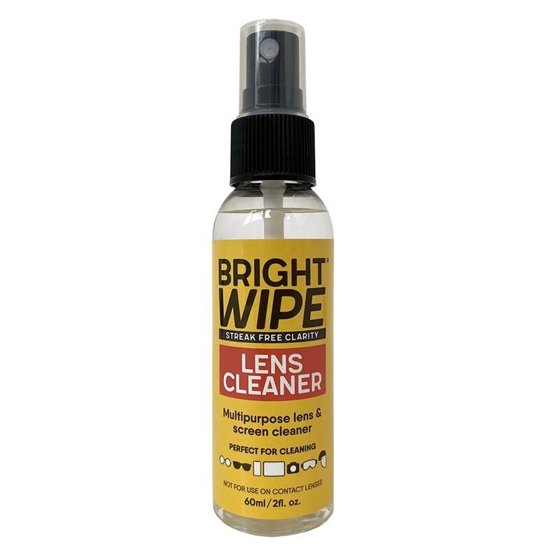 2 x 60ml BrightWipe Eye Glasses Sunglasses Lens Cleaner Spray Bottle Streak Free