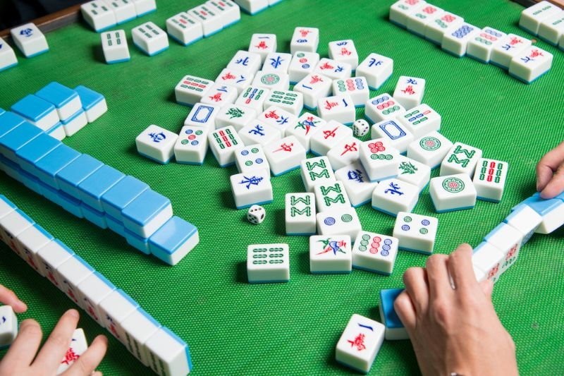 American Mahjong Game Set 166 Tiles with Canvas Tote For Beginners or Seniors