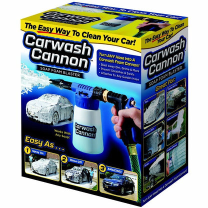 Carwash Cannon Car Wash Soap Foam Blaster Water Spray Gun With 5 Spray Settings
