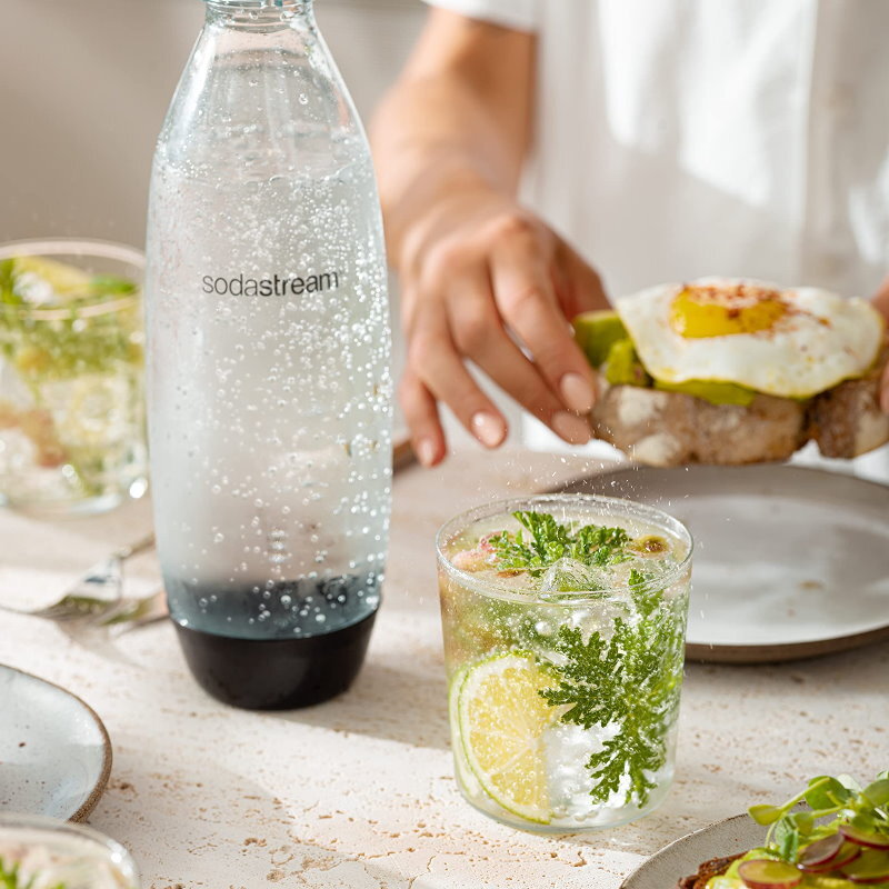 Sodastream Terra Sparkling Water Maker Value Pack or 60 Litre Quick Connect CO2