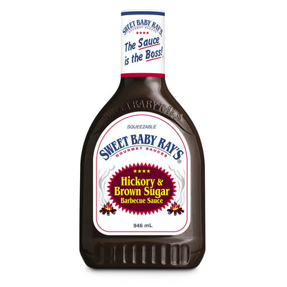 Sweet Baby Ray's Hickory Brown Sugar Barbecue BBQ Gourmet USA Flavor Sauce 946mL