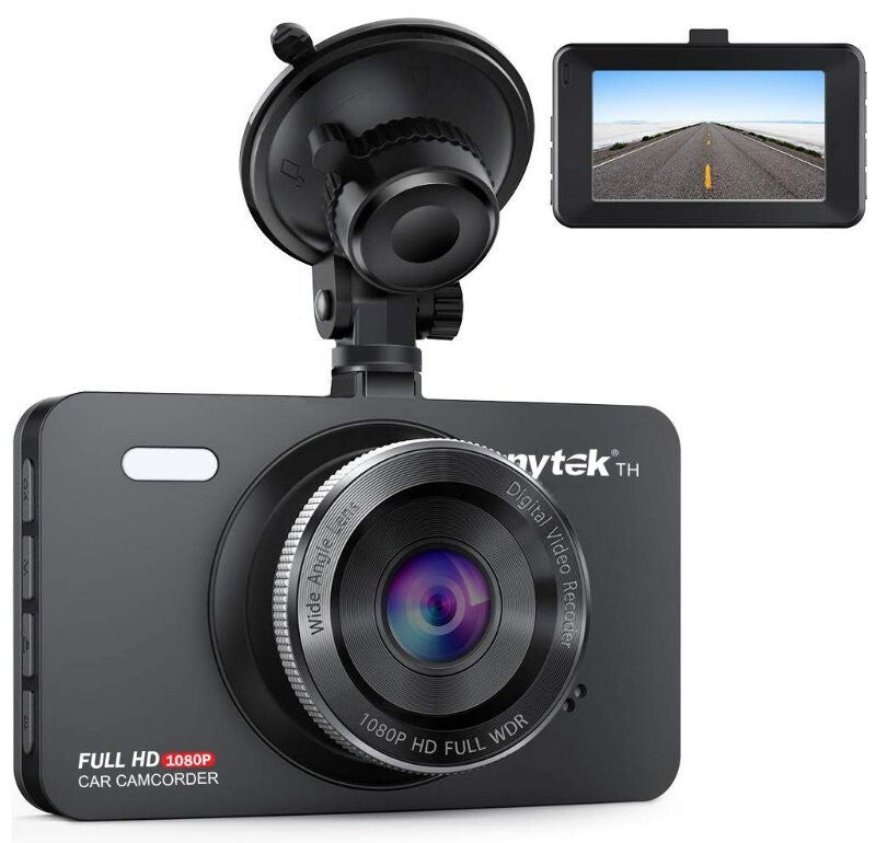 Anytek A78 Car Dash Cam Full HD 1080P Car DVR 170° w/ 24 Hour Parking Monitoring
