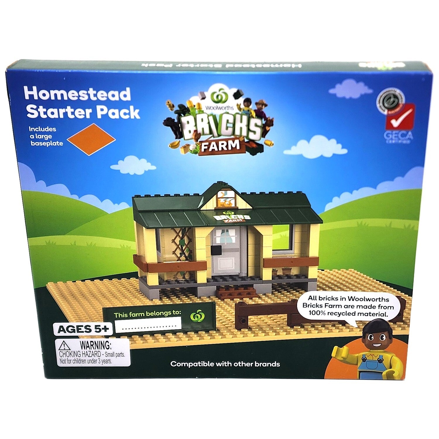 Woolworths Bricks Farm Homestead Starter Pack - Limited Edition Building Set