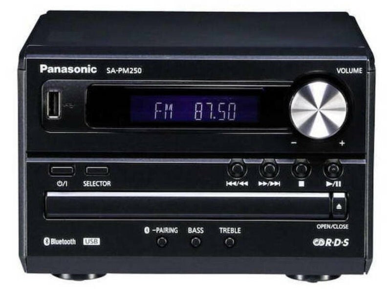 Panasonic  SC-PM250 Micro CD Hi-Fi System with Bluetooth FM USB Black