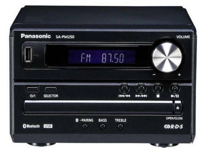 Panasonic  SC-PM250 Micro CD Hi-Fi System with Bluetooth FM USB Black