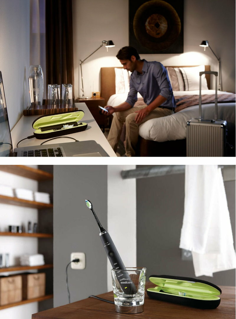 Philips Sonicare DiamondClean Sonic Electric Toothbrush w/ Charging Travel Case