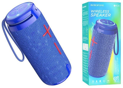 Borofone BR24 Fashion Sports Portable Bluetooth Speaker 2x5W, TWS/FM/USB/TF/AUX
