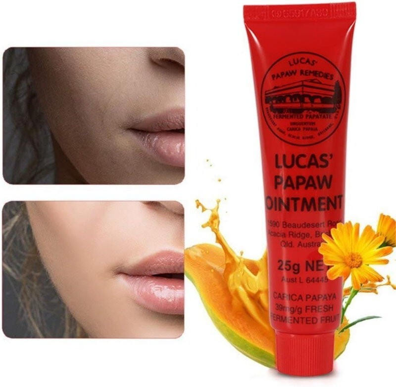 100% Lucas' Papaw Ointment Paw Paw Cream Handy Tube 25g Aussie Made