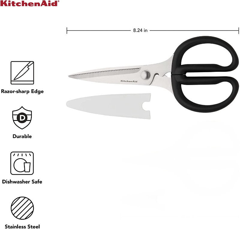 KitchenAid 7 Piece Kitchen Tool & Gadget Set - Turner, Spoon, Ladle, Tipped Tong