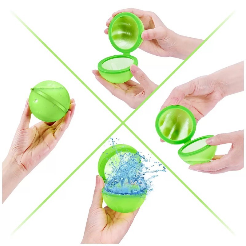 Zuru 12-Pack Bunch O Balloons Magnetic Self Sealing Reusable Water Balloons