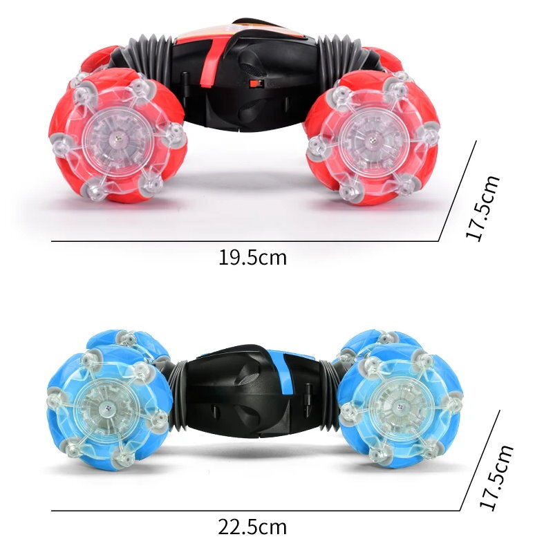 WSD Toys Gesture Sensing RC Stunt Car 2024 - Tumbling, 360° Spinning, Wall Flip